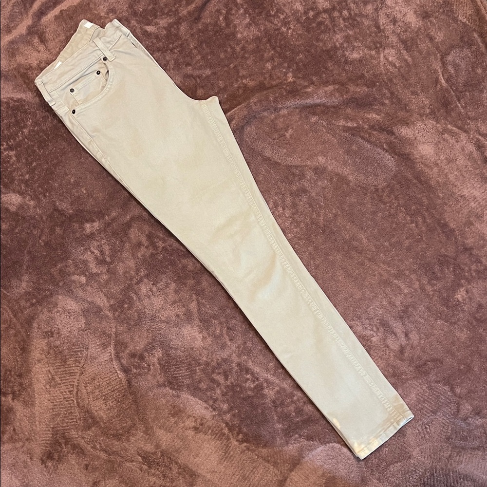 Pac Sun Stylish Super Skinny Beige Pants